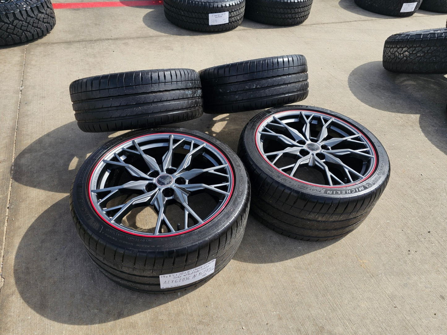 19" + 20" Chevy Corvette Z06 C8 OEM FORGED wheels rims 2023 2024 2025 2026 NEW