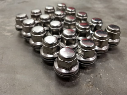 (20) 12x1.5 OEM Toyota Camry lug nuts polished Avalon Corolla Rav-4 Lexus RX350
