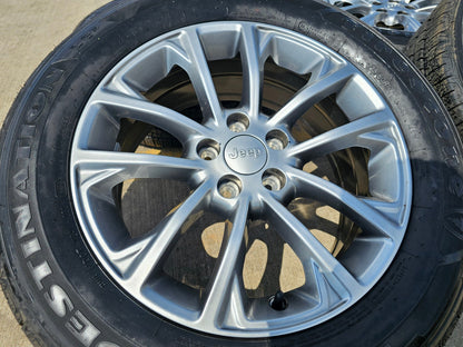 17" Jeep Cherokee wheels OEM rims Compass Renegade 9201 tires
