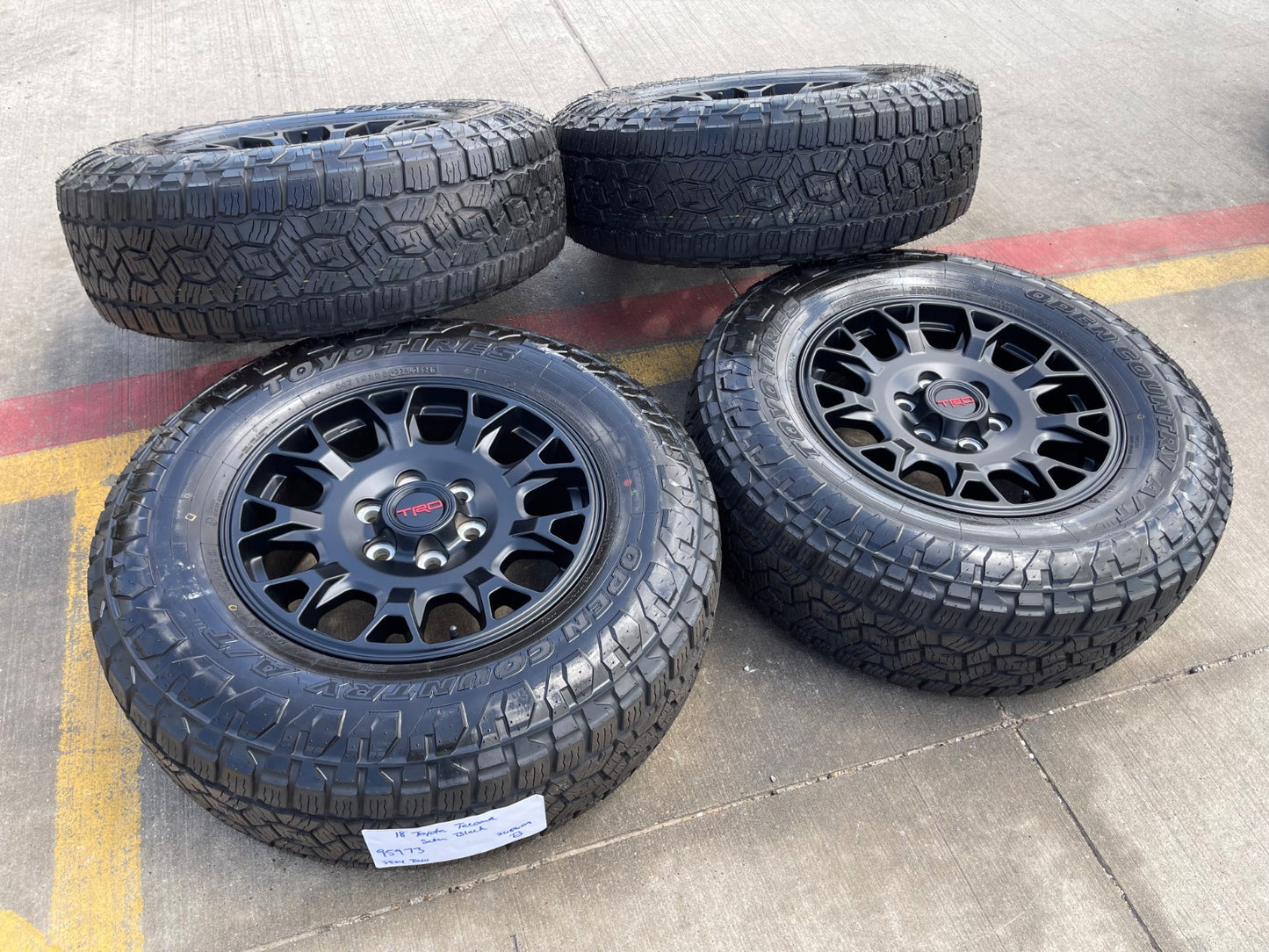 NEW 18" Toyota Tacoma 4Runner TRD Pro OEM RIM# 95973 SET wheels rims 2024-2027