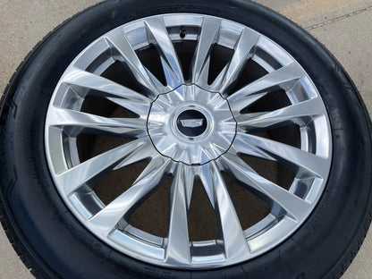 22" Cadillac Escalade Platinum OEM wheel rim 95026 4873 tire spare single