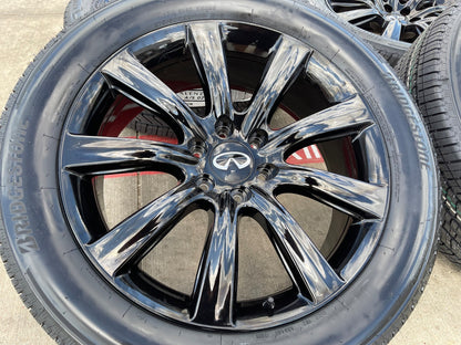 22" Infiniti QX80 QX56 Nissan Titan OEM 73729 wheels rims BRIDGESTONE SET NEW