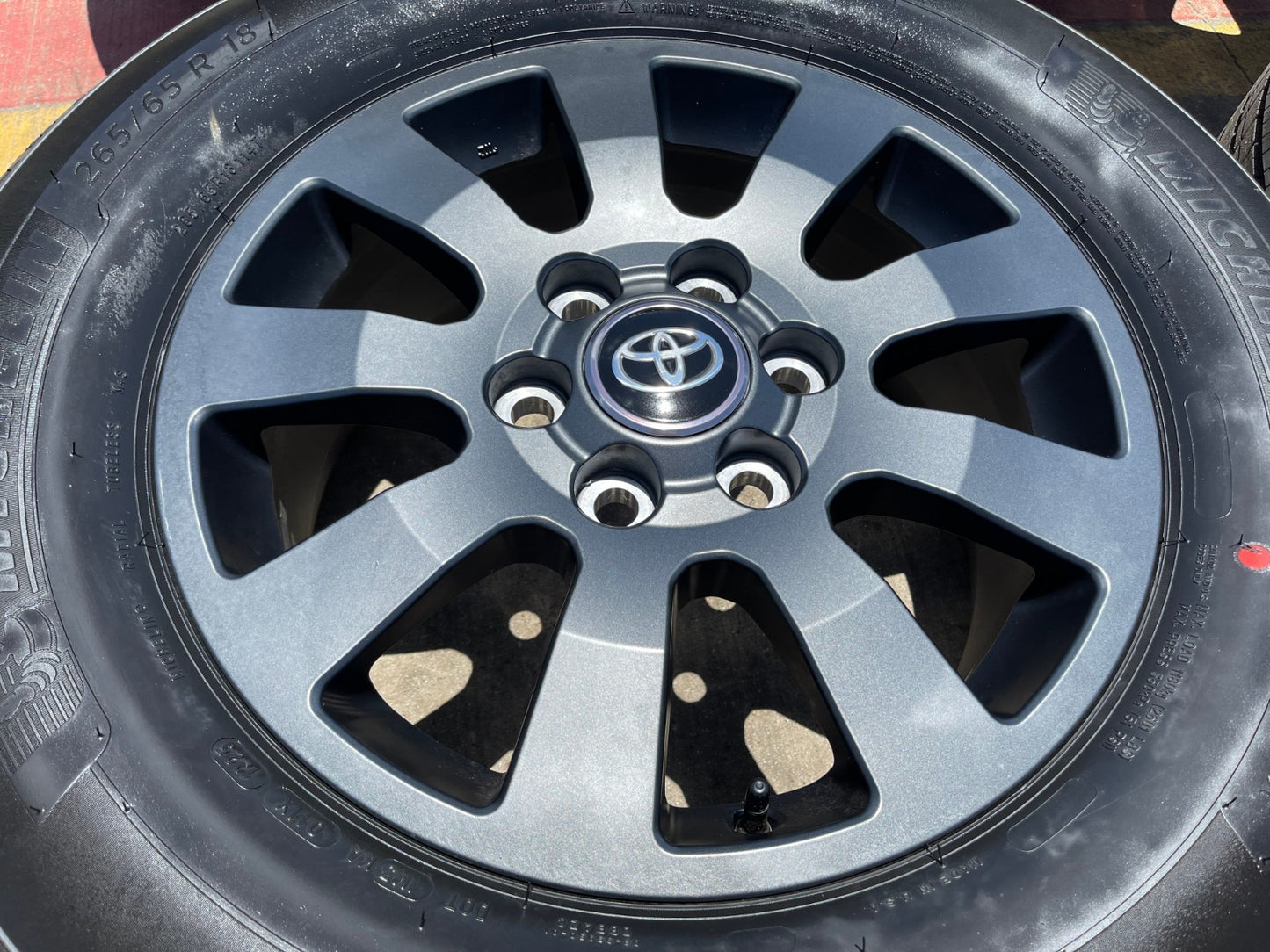 18" Toyota Land Cruiser OEM TRD wheels rims 95952 Tundra Sequoia MICHELIN NEW