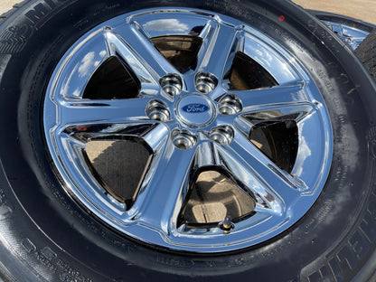 18" Ford F-150 Expedition OEM chrome rims wheels tires MICEHLIN 2025 2026 NEW