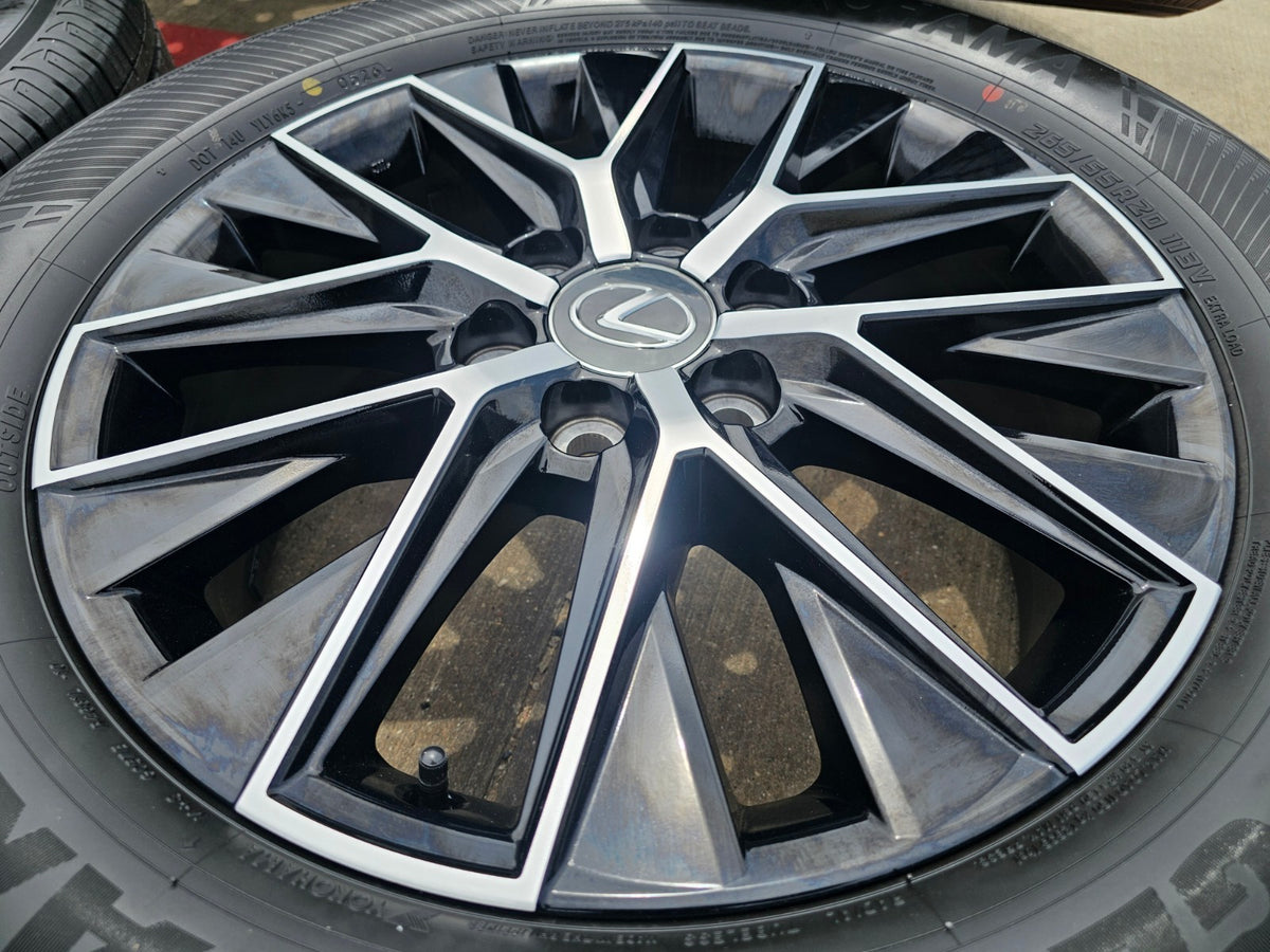 20" Toyota Land Cruiser Tundra OEM wheels rims 10545 Lexus GX550 LX600 SET NEW