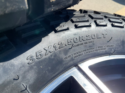 20" GMC Sierra AT4 2500 3500 OEM wheels rims 5950 Silverado KENDA 35" SET