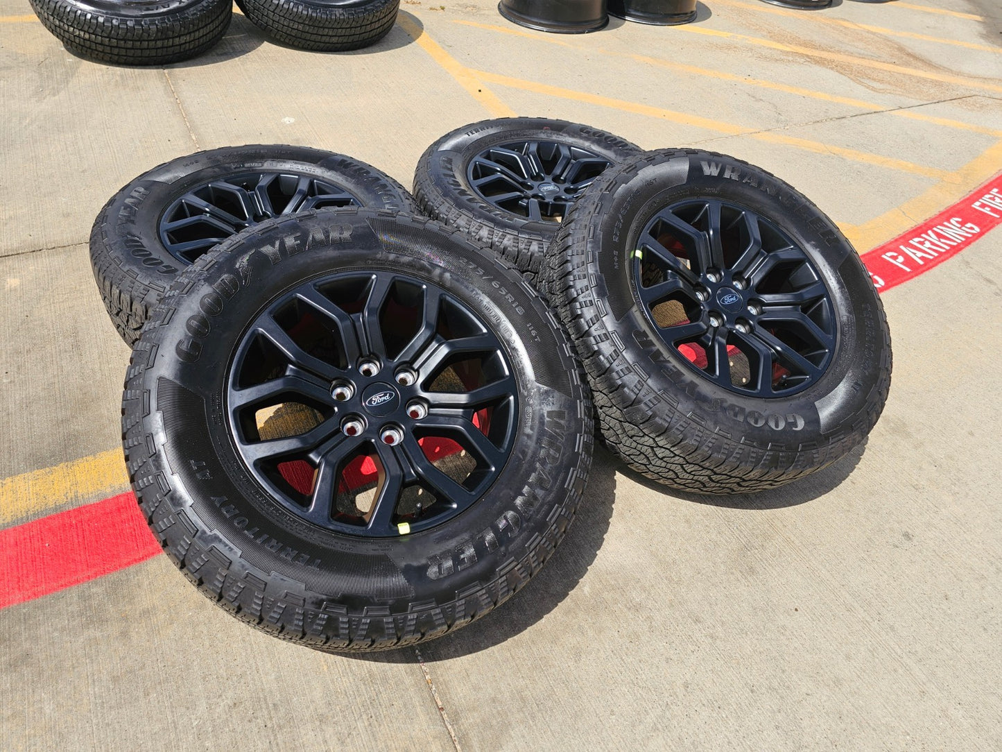 18" Ford F-150 TREMOR OEM rims wheels 10342 95351 SET Expedition GOODYEAR A/T