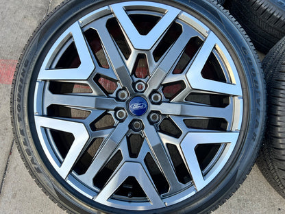 24" Ford F-150 LIMITED Plus OEM rims wheels Expedition 2024 2025 2026 NEW