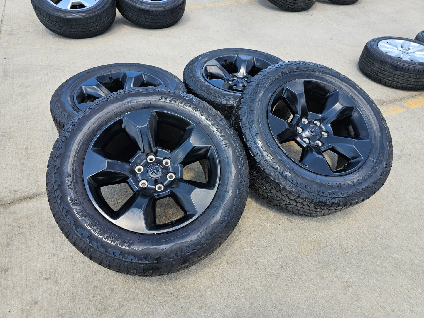 20" Ram 1500 LIMITED Laramie wheel rim black OEM 2675 2722 spare single