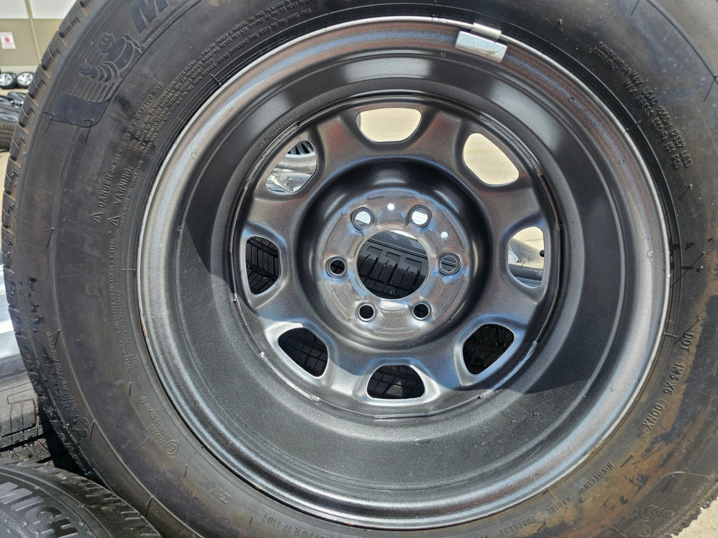 17" Ford F-150 OEM rims wheels 3857 steel 2025 2026 2027 MICHELIN SET NEW