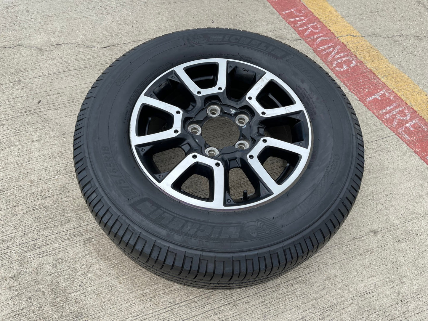 18" Toyota Tundra Sequoia TRD PRO black OEM wheel rim 5x150 tire spare 75157