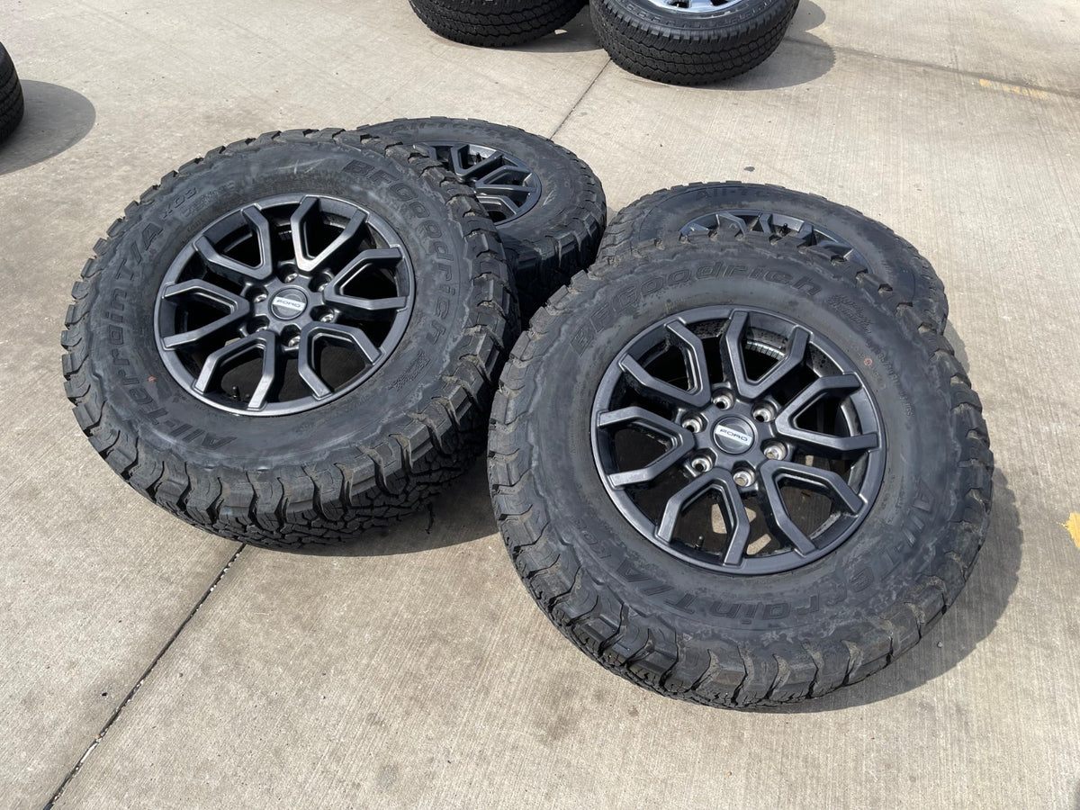 17" Ford Ranger RAPTOR wheels rims 10586 OEM tires Bronco BFG KO3 A/T SET