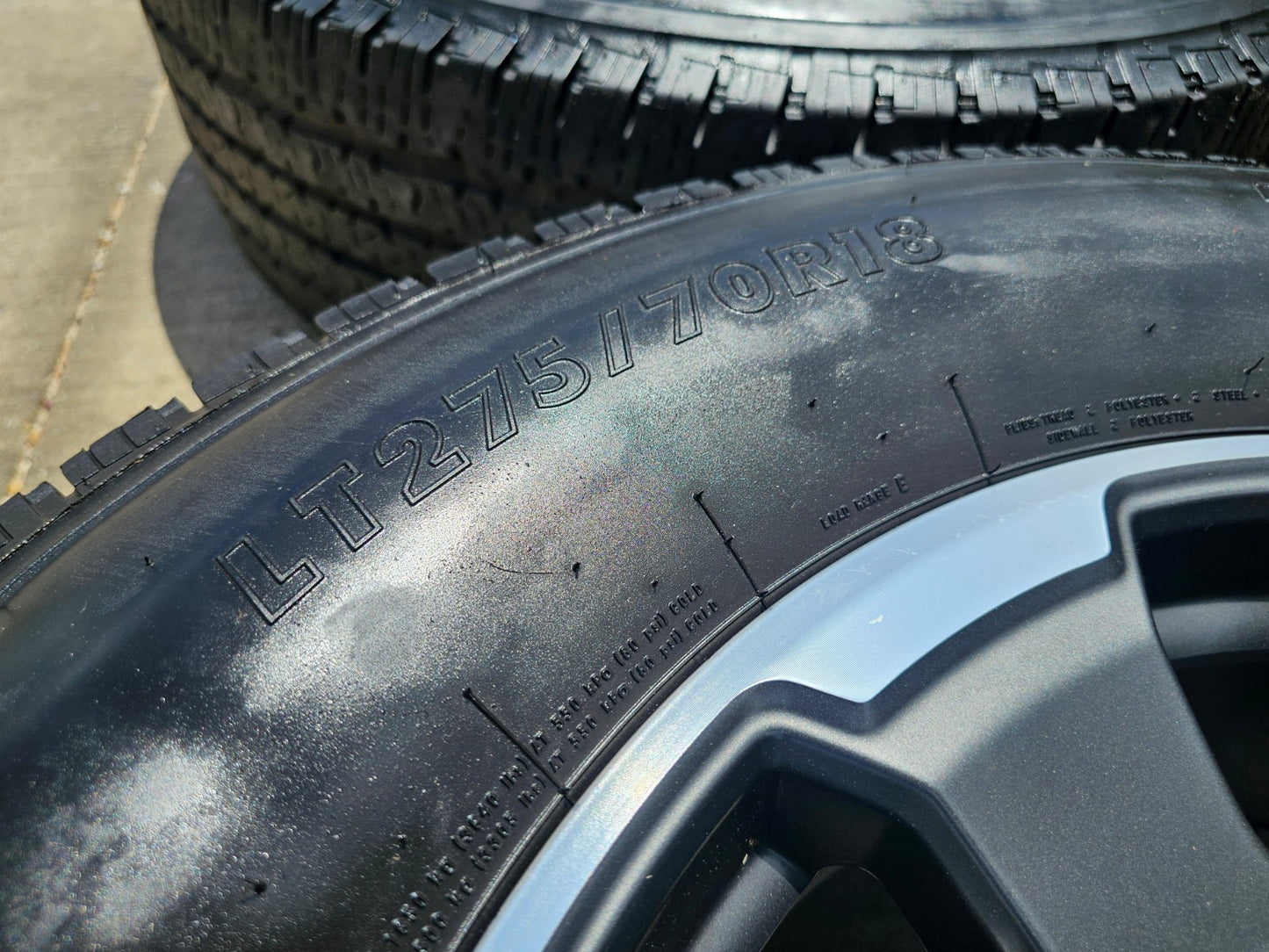 18" Ford F-250 F-350 OEM TREMOR rims wheels 10482 SET tires FIRESTONE H/T
