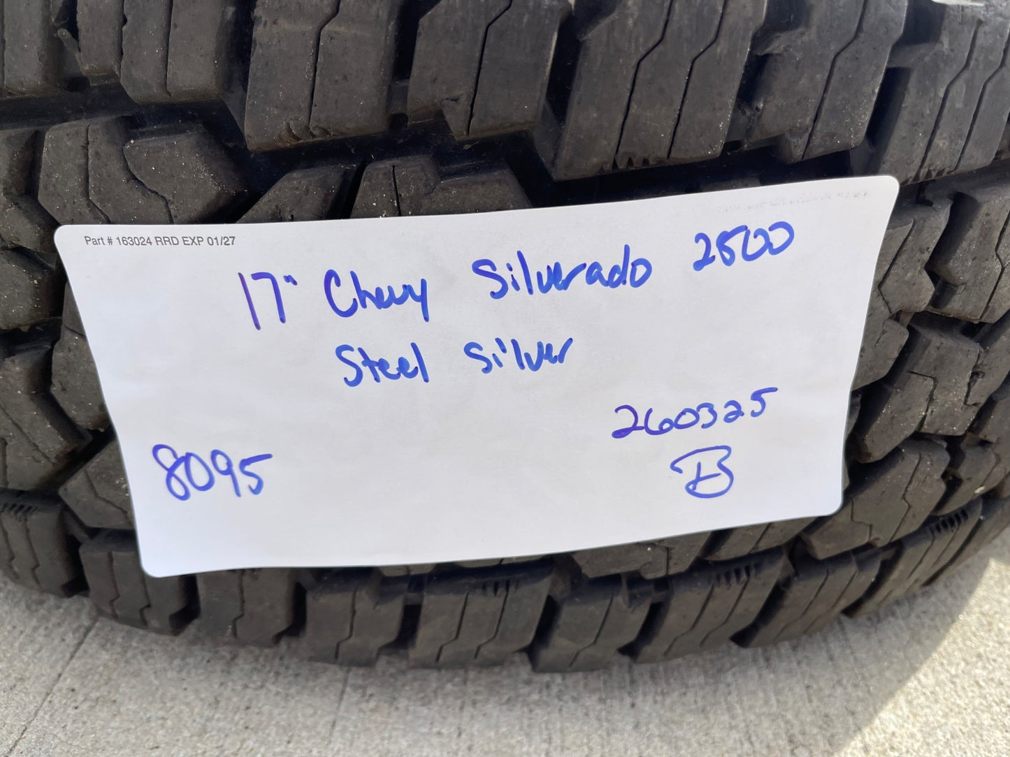 17" Chevy Silverado GMC Sierra 2500 OEM 8095 wheels rims COOPER DISCOVERER AT
