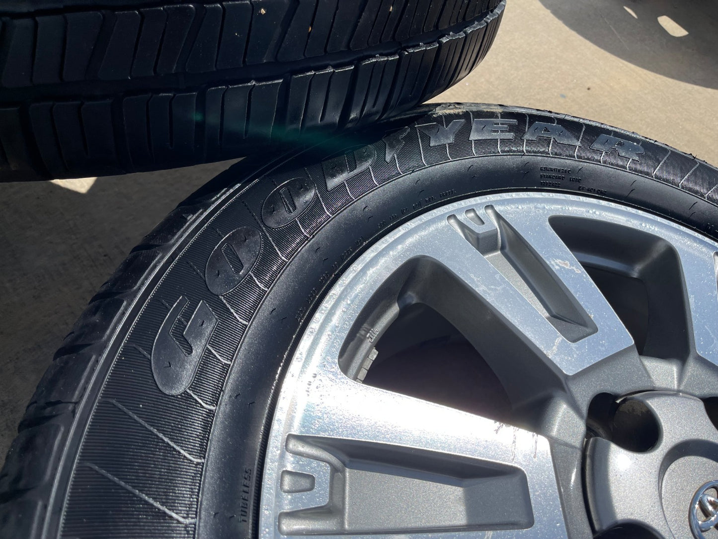 20" Toyota Tundra PLATINUM OEM 75159 SET wheels rims 5x150 tires GOODYEAR