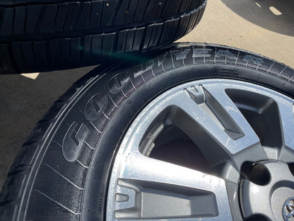 20" Toyota Tundra PLATINUM OEM 75159 SET wheels rims 5x150 tires GOODYEAR