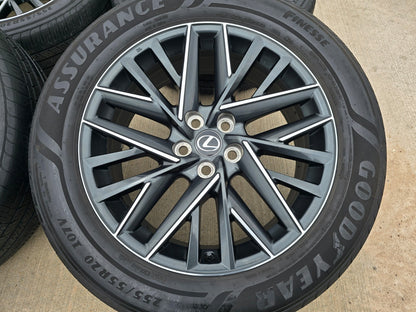 20" Lexus TX350 OEM 10574 wheels rims LS500H LS500 LC500 Grand Highlander