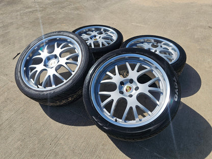 22" Champion Motorsport RG5 Forged Porsche Cayenne wheels rims tires SET