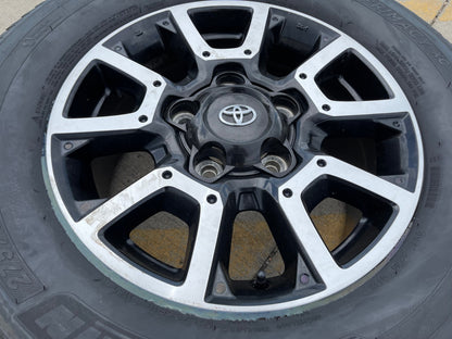 18" Toyota Tundra Sequoia TRD PRO black OEM wheel rim 5x150 tire spare 75157