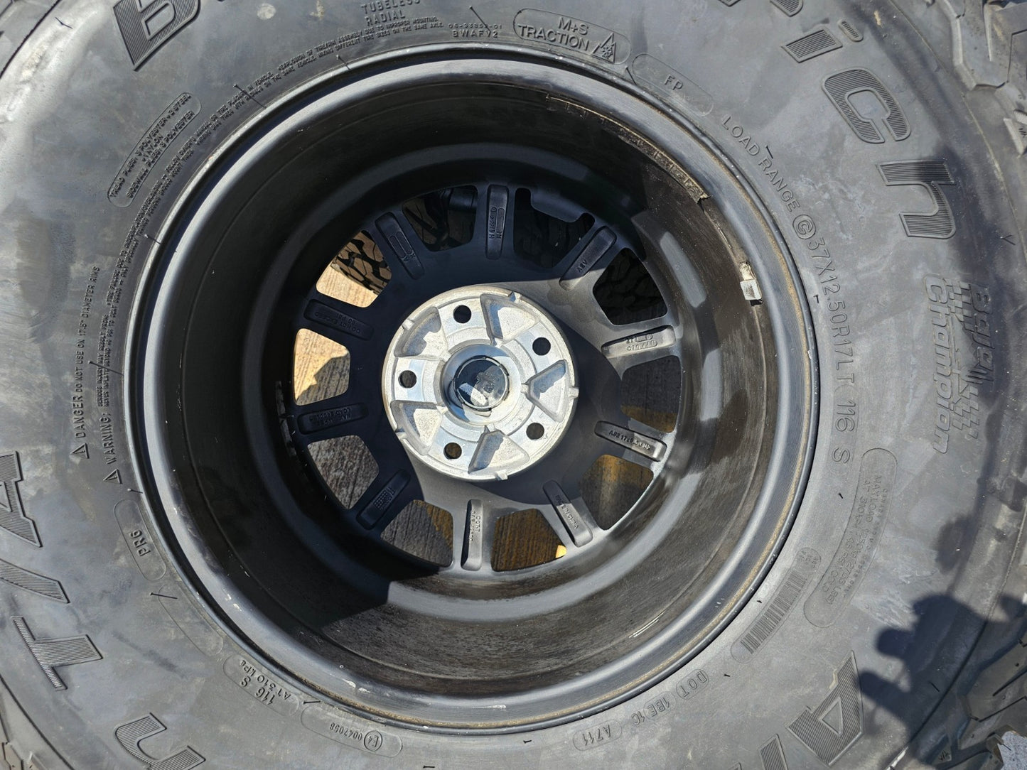 (5) 17" AEV Jeep Wrangler Rubicon OEM Salta wheels rims Gladiator BFG 37" NEW