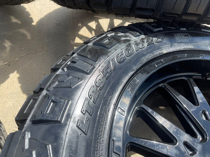 20" 20x9 TIS 547 Silverado Ford F-150 RAM wheels rims 6x139 6x135 +18 NITRO 34"