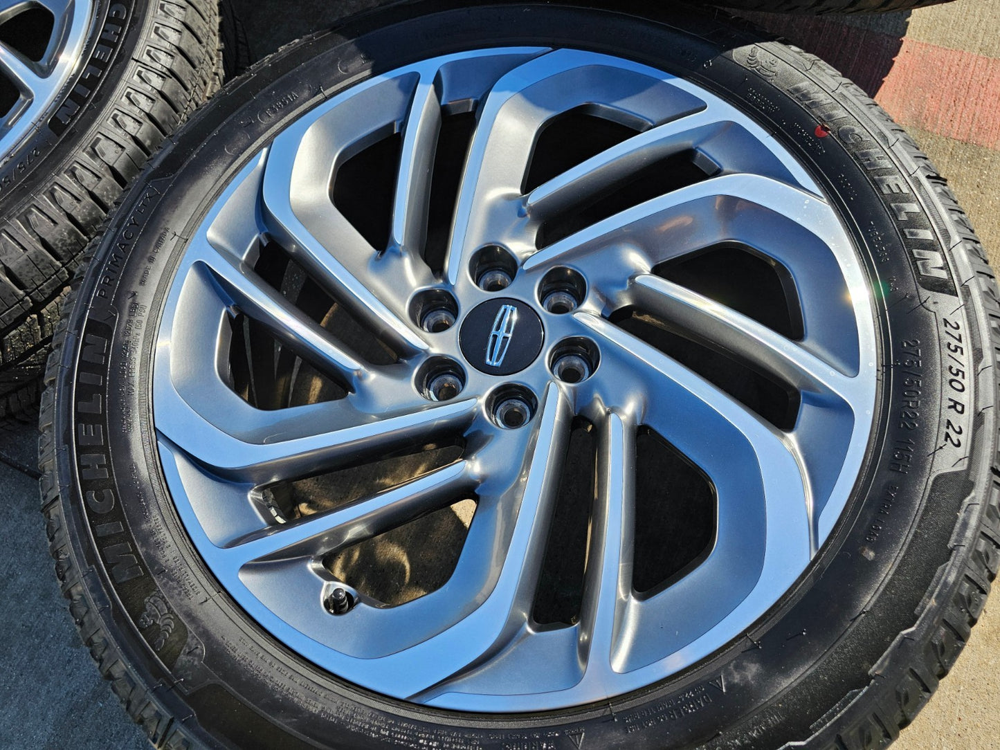 22" Lincoln Navigator OEM 94225 rims wheels BLACK LABEL 2025 2026 MICHELIN NEW