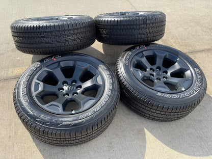 20" Dodge Ram 1500 OEM Laramie Black 2680 wheels rims tires 2024 2025 2026 NEW