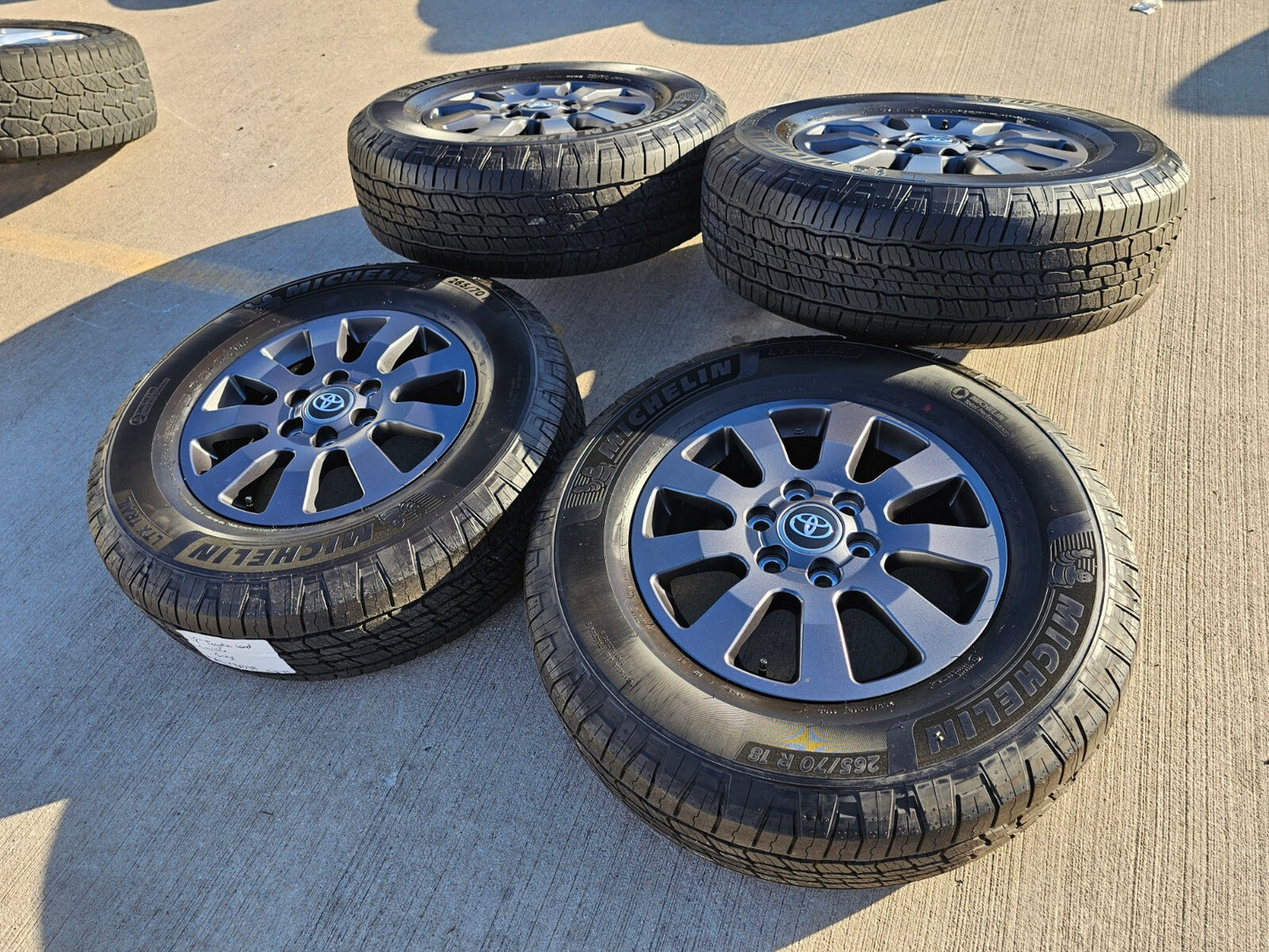 18" Toyota Land Cruiser OEM wheels rims 95952 Tundra Sequoia 2024 2025 2026 NEW