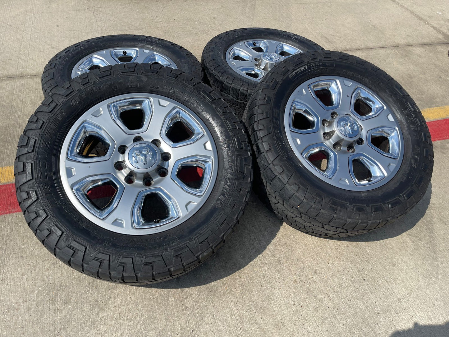 20" Dodge Ram 2500 3500 OEM 2477 CHROME wheels rims tires SET