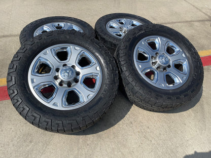 20" Dodge Ram 2500 3500 OEM 2477 CHROME wheels rims tires SET