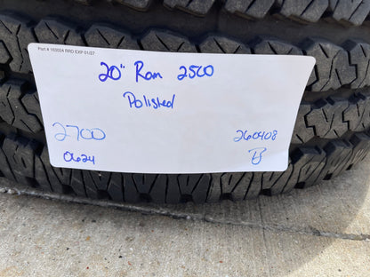 20" Dodge Ram 2500 3500 LARAMIE OEM 2700 wheels rims tires 2023 2024 2025 2026