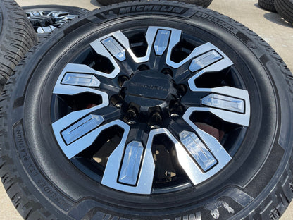 20" GMC Sierra 2500 3500 OEM wheels rims 5958 14138 tires MICHELIN DEFENDER