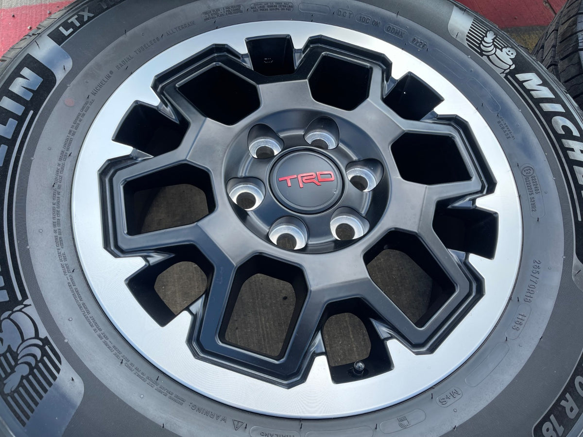 18" Toyota Tacoma 4Runner TRD OEM 94199 wheels rims 2025 2026 2027 MICHELIN NEW