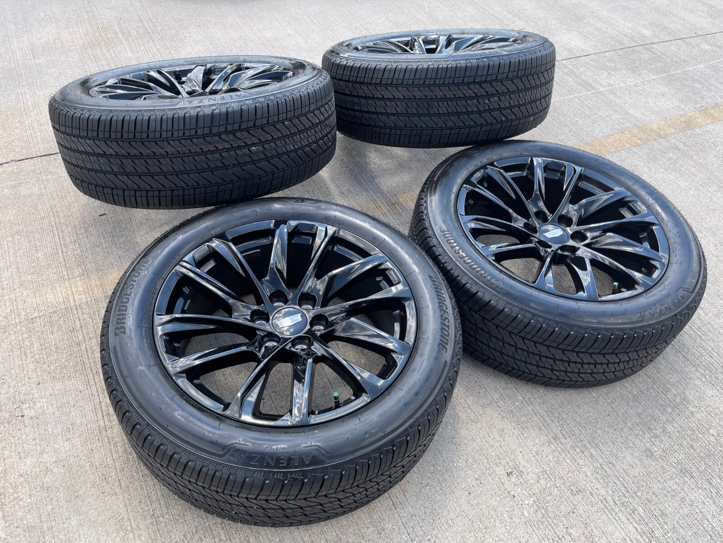 22" Cadillac Escalade black OEM 95027 wheels rims Chevy GMC 2024 2025 NEW