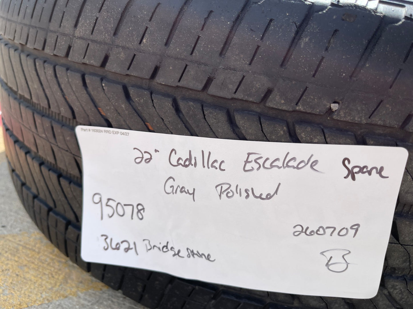 22" Cadillac Escalade Platinum OEM 4874 95078 wheel rim 2022 2023 2024 2025 2026