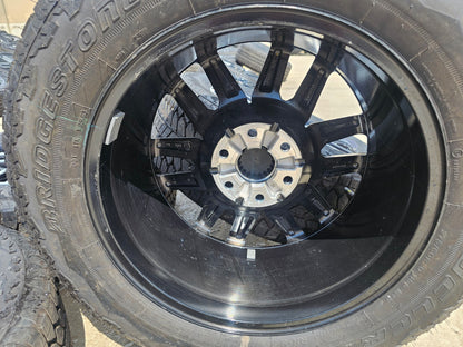 20" GMC Sierra Yukon AT4X Silverado OEM 5914 wheels rims SET BRIDGESTONE SET NEW