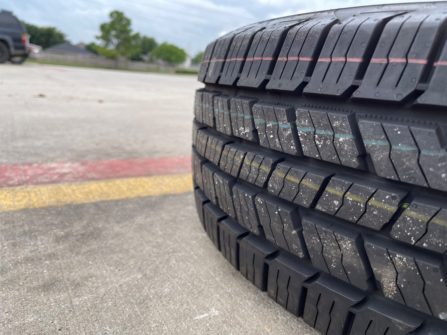 (1) 265/60/20 Continental Terrain Contact H/T OWL tire 118R LT 10 PLY LRE NEW