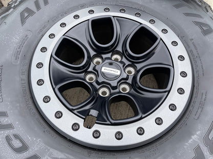 17" Ford F-150 Raptor OEM BEADLOCK rims wheels 10459 95210 BFG KO2 37" tires NEW