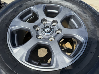 17" Ford Bronco Big Bend wheels rims 10384 OEM Ranger tires BRIDGESTONE A/T SET