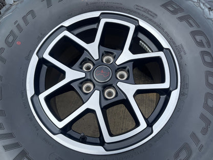 17" Jeep Wrangler Rubicon OEM 95730 9327 wheels rims Gladiator BFG KO2 37" NEW