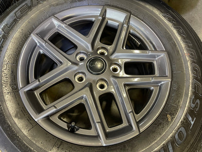 17" Jeep Wrangler Rubicon OEM wheels rims 9324 Gladiator 2024 2025 2026 2027 NEW