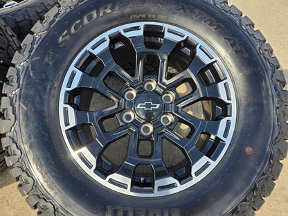 18" Chevy Silverado ZR2 Tahoe TRAIL BOSS Sierra OEM wheels rims 2026 2027 NEW