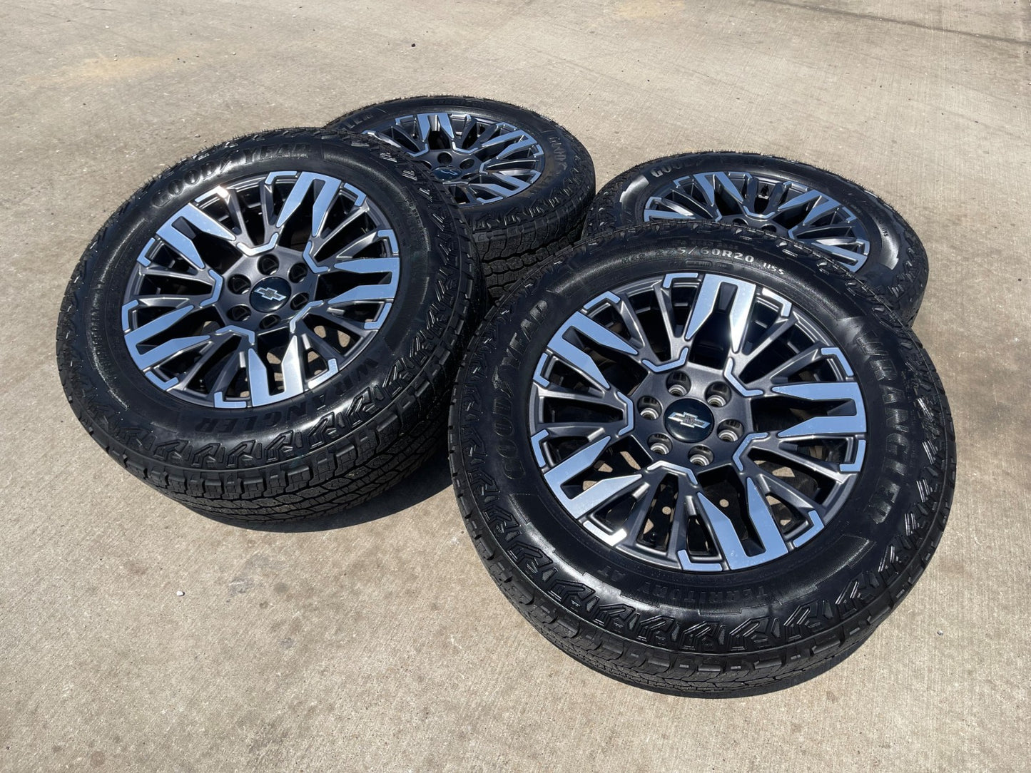 20" Chevy Silverado Z71 GMC Sierra Canyon OEM wheels rims SET 2025 2026 2027 NEW