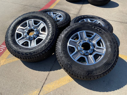 18" Ford F-250 F-350 Lariat FX-4 OEM wheels 10480 10298 BRIDGESTONE A/T SET NICE