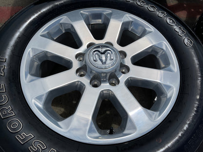 20" Dodge Ram 2500 3500 LARAMIE OEM 2700 wheels rims tires 2023 2024 2025 2026