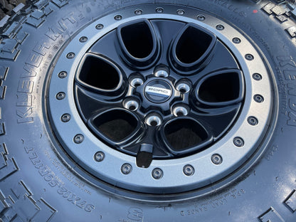 17" Ford F-150 Raptor OEM BEADLOCK rims wheels SET 10459 95210 37" tires NEW
