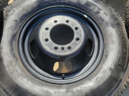 17" Dodge Ram 3500 DUALLY OEM wheel rim 2414 2415 ALCOA 8x165 SET MICHELIN