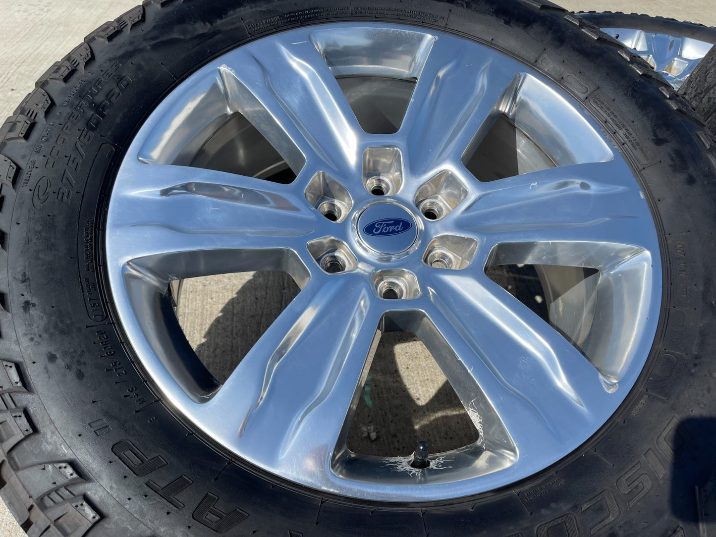 20" Ford F-150 Expedition OEM rims wheels polished 10004 tires COOPER A/T