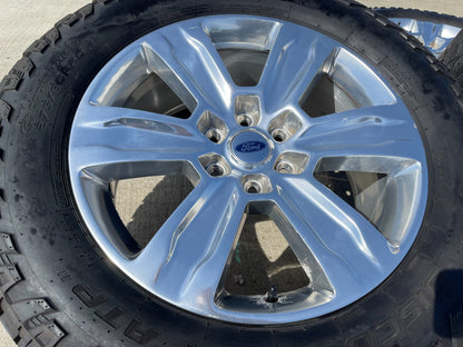 20" Ford F-150 Expedition OEM rims wheels polished 10004 tires COOPER A/T