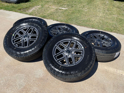 17" Jeep Wrangler Rubicon Sport S OEM wheels rims 51649 Gladiator 2024 2025 NEW